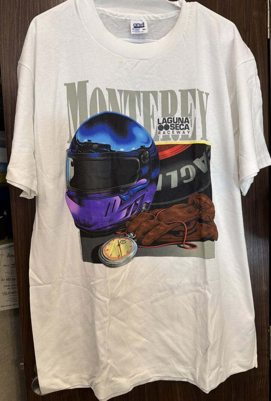 Vtg 1995  Monterey Grand Prix Laguna Seca Raceway XL Single Stitch Meas In Pics